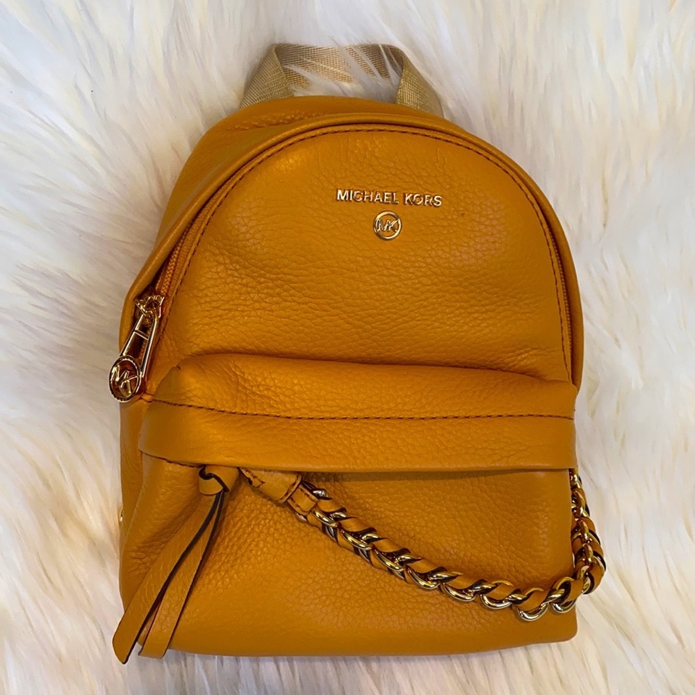 🧡🍊Authentic Michael Kors convertible backpack 🧡🍊 - Picture 1 of 12